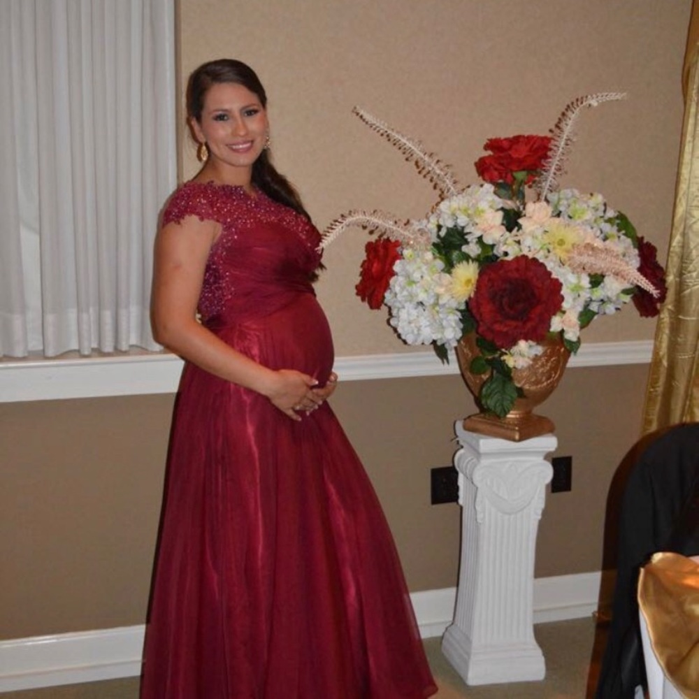 Bridesmaid Burgundy Dress